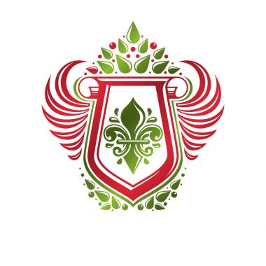 Vintage hanedan amblemi 