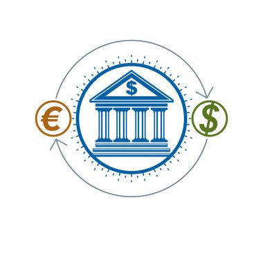 Bankacılık ve Finans kavramsal logosu