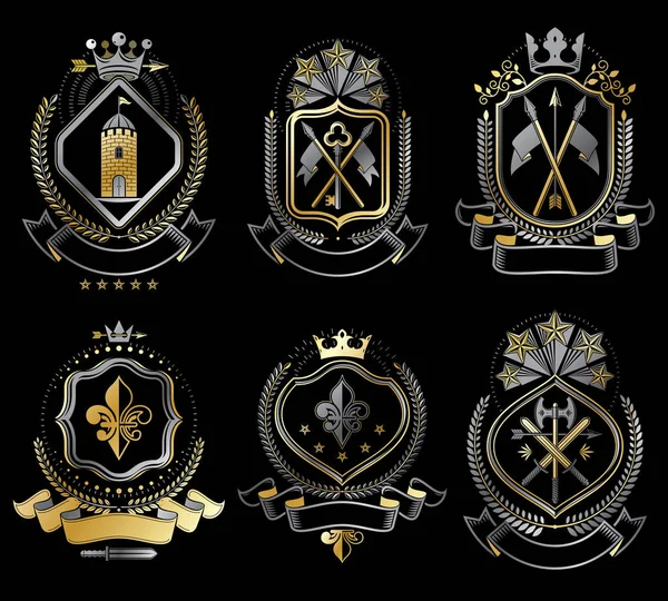 Heraldisches Wappen — Stockvektor