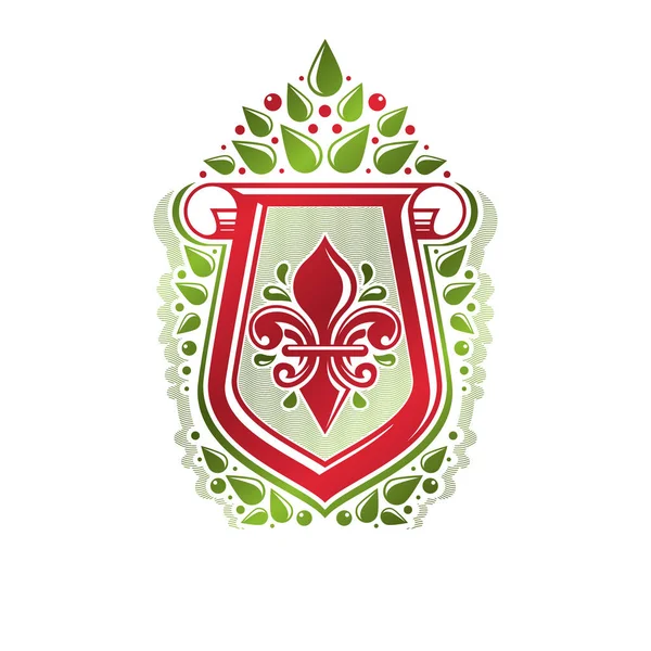 Emblema heráldico vintage — Vector de stock