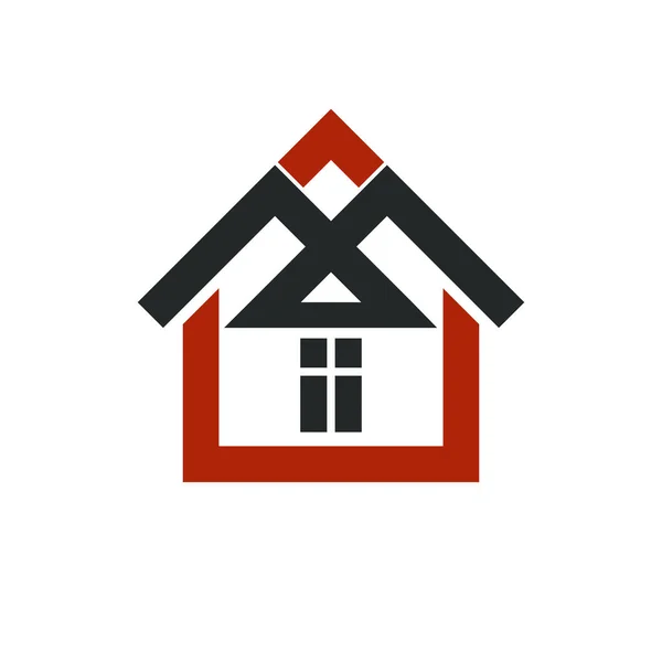 Agenzia immobiliare simbolo aziendale — Vettoriale Stock