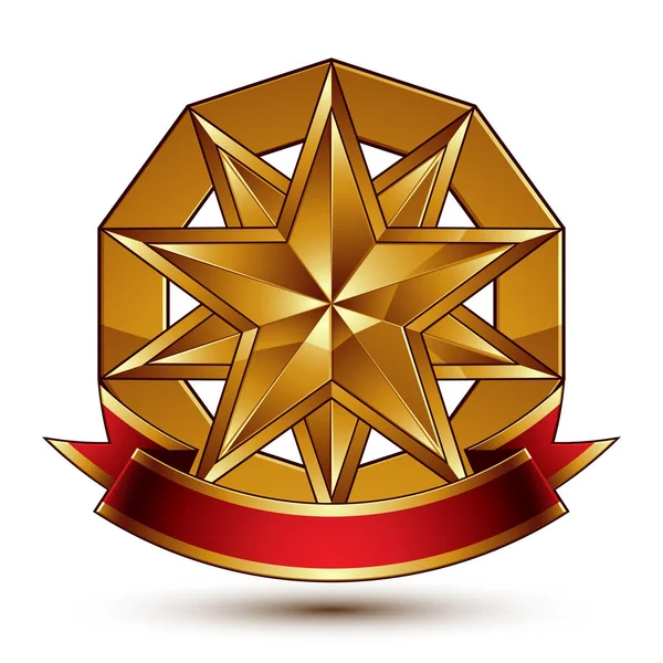 Геральдичні золотим символом — стоковий вектор