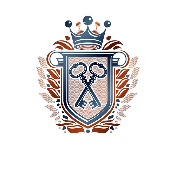 Emblema vintage creativo — Vector de stock