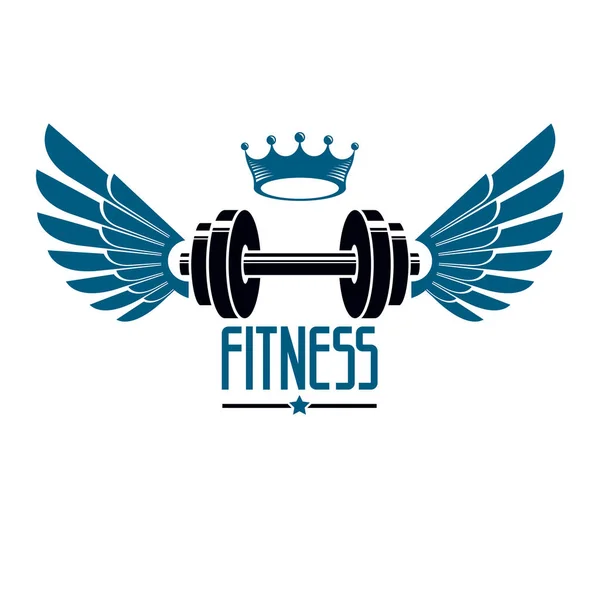Logo sport dla ciężarów siłownia i fitness club — Wektor stockowy