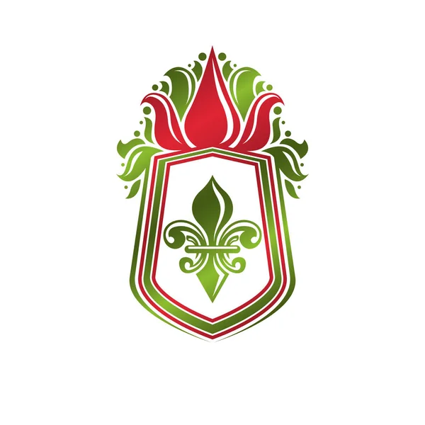 Emblema heráldico vintage —  Vetores de Stock
