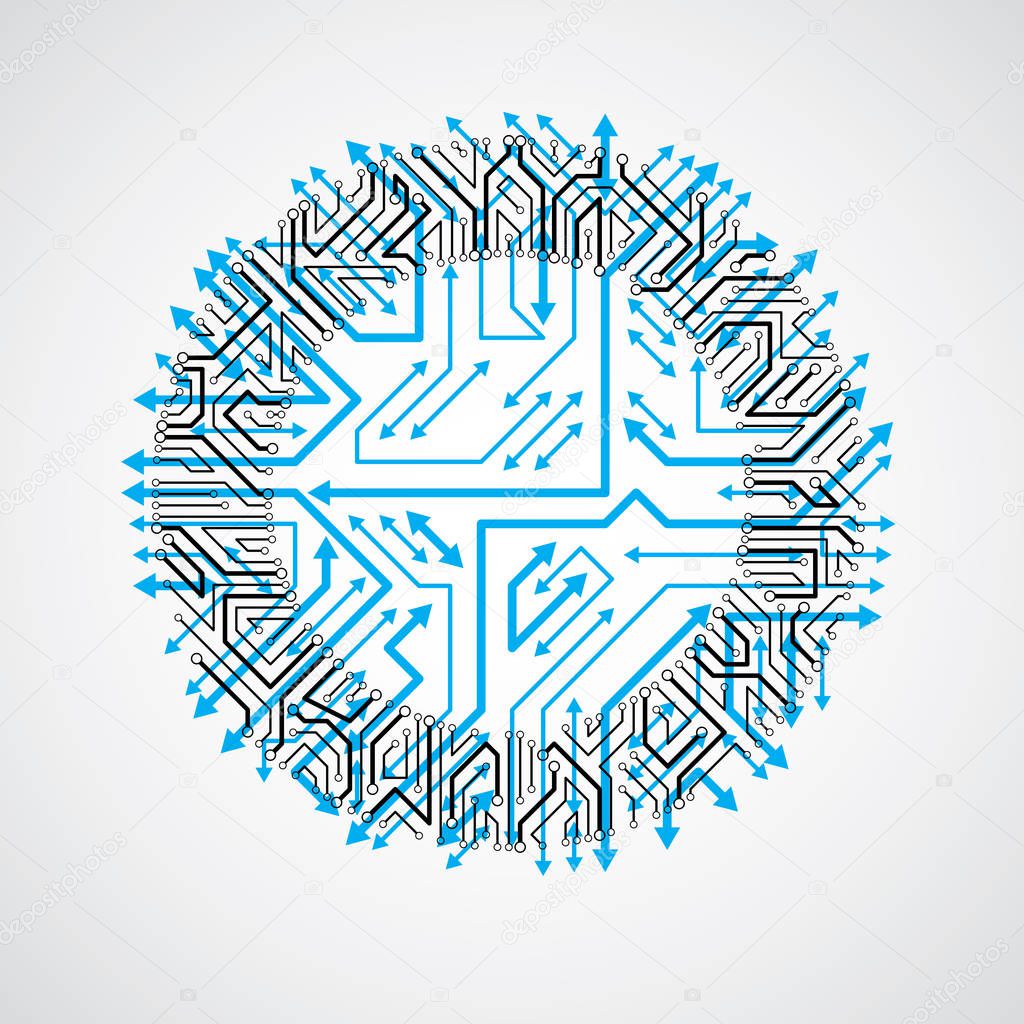 Round circuit board