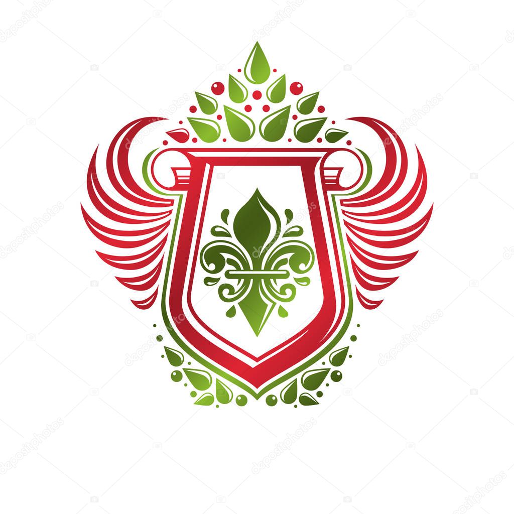 Vintage heraldic emblem 