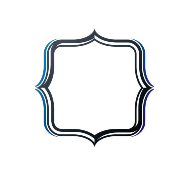 Kopya alanı ile dekoratif çerçeve