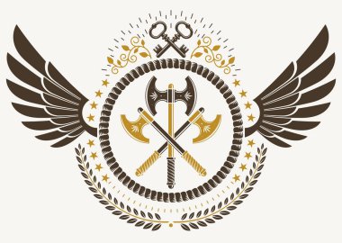 Vintage arması logo