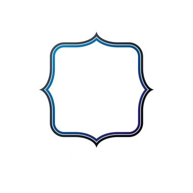 Kopya alanı ile dekoratif çerçeve