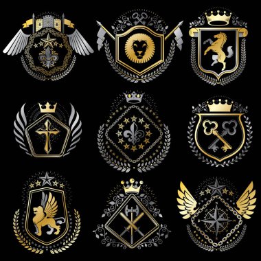 Vintage ceket logoları koleksiyonu