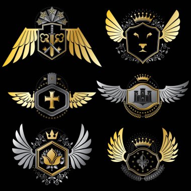 Vintage ceket logoları koleksiyonu