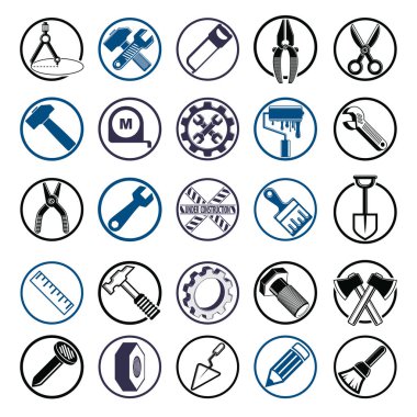 Endüstriyel Icons set