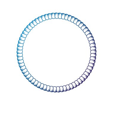 Kopya alanı ile dekoratif çerçeve