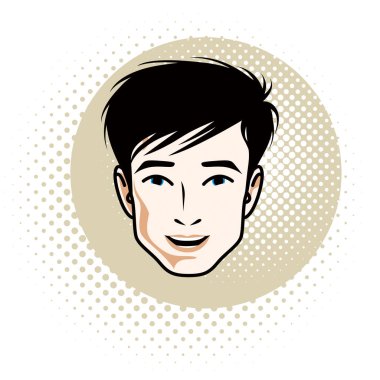 yakışıklı brunet erkek 