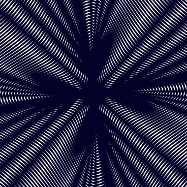 Hypnotic backdrop with geometric lines clipart