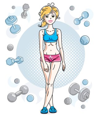 sarışın spor kadın