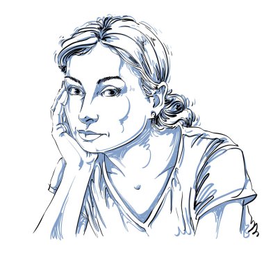 çekici kadın portre