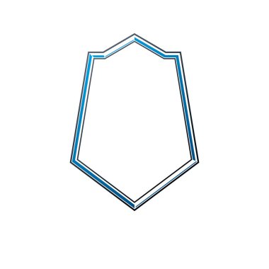 Kopya alanı ile dekoratif çerçeve