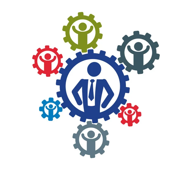 Logo créatif Business réussi — Image vectorielle