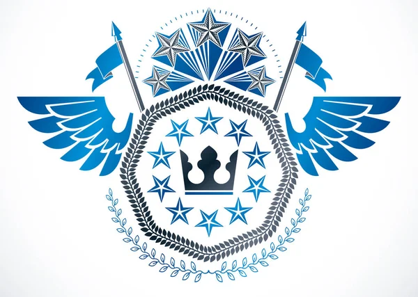 Armoiries vintage logo — Image vectorielle