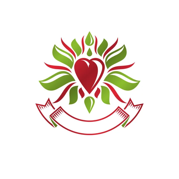 Stemma vintage logo — Vettoriale Stock
