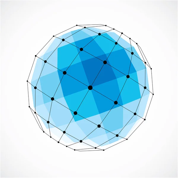 Laag poly-object — Stockvector