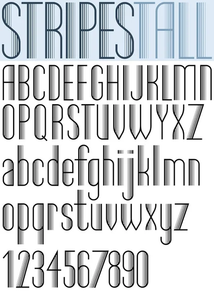 Poster afgerond lettertype — Stockvector