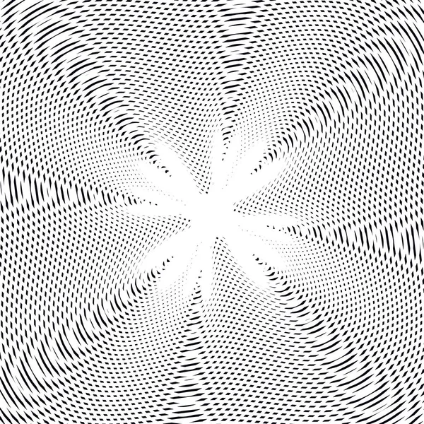 Hypnotiserende achtergrond met geometrische lijnen — Stockvector