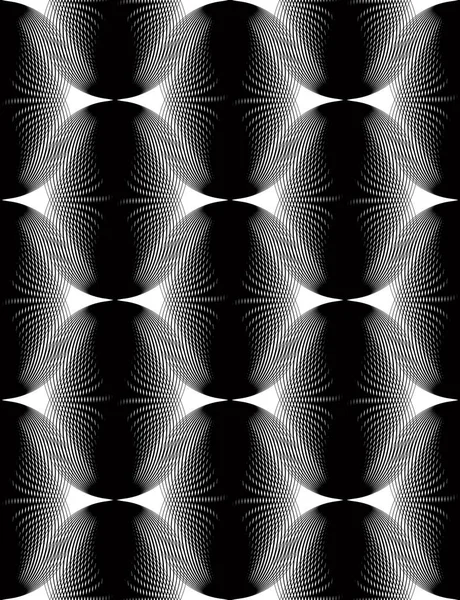 Modèle abstrait sans couture illusoire — Image vectorielle