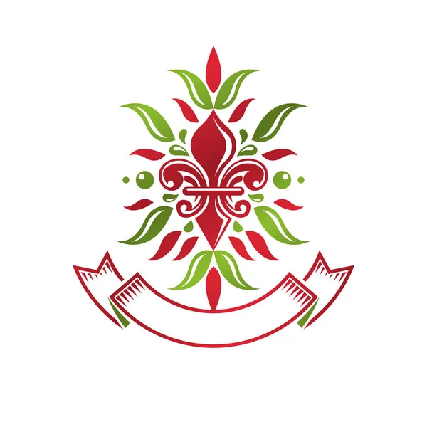 Logo escudo de armas vintage — Archivo Imágenes Vectoriales