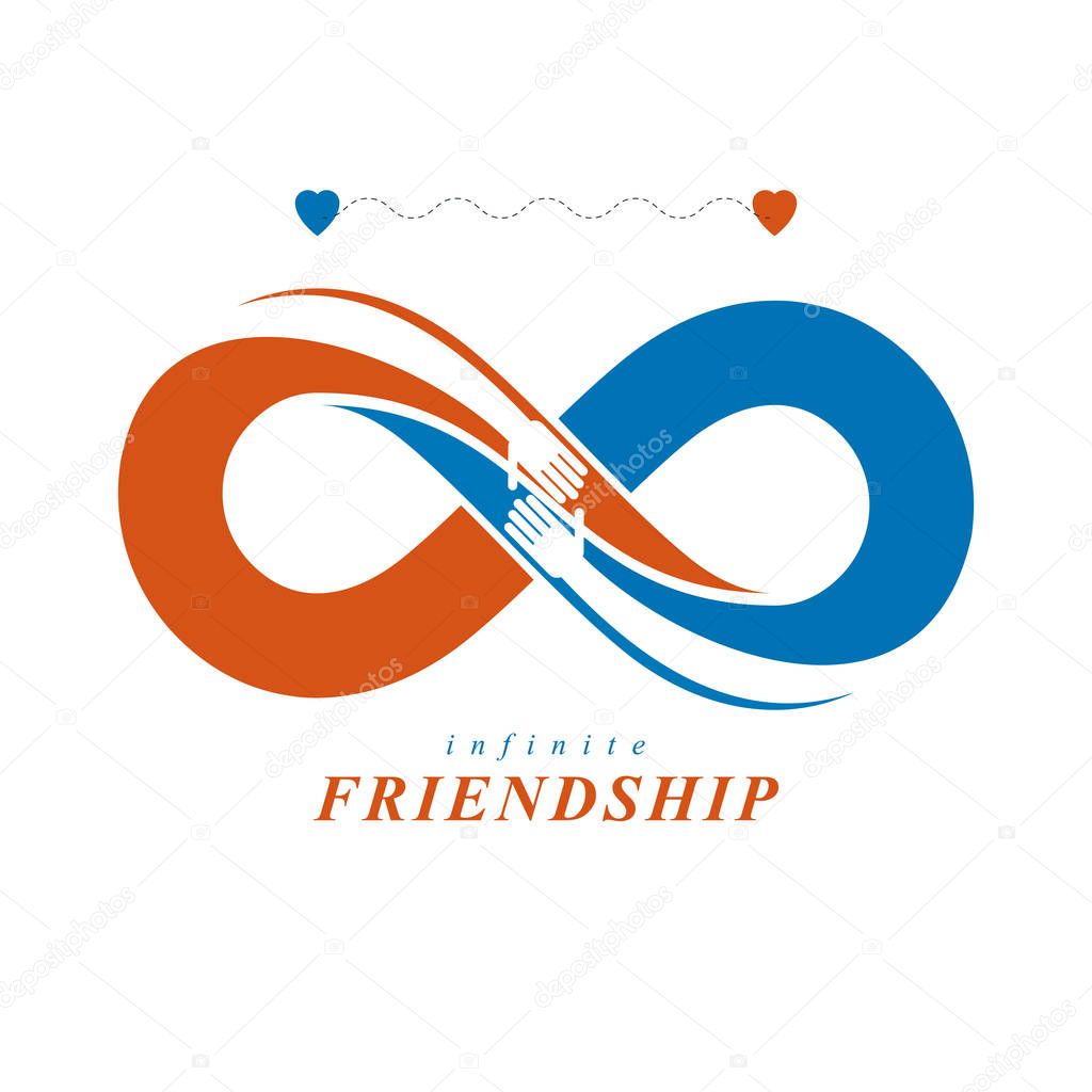 Vector illustration design of Everlasting creative symbol