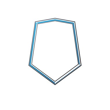 Kopya alanı ile dekoratif çerçeve