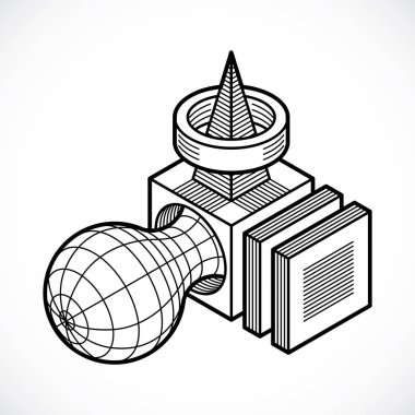 Geometrik soyut vektör biçimi