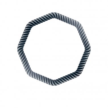 Vintage yuvarlak çerçeve 