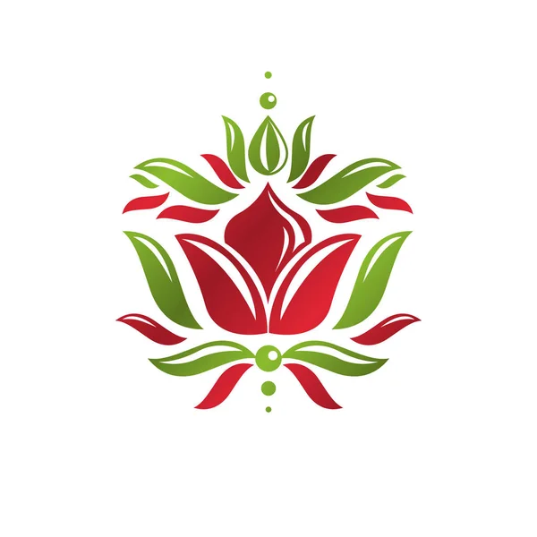 Логотип винтажного герба — стоковый вектор