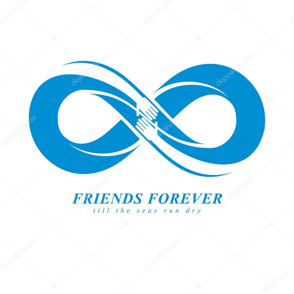 Vector illustration design of Infinity sign