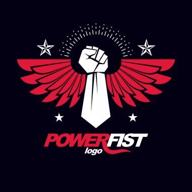 Güçlü kol atletik adamın büyüttü