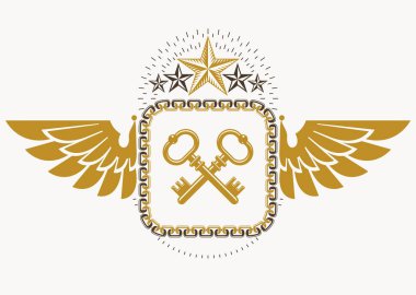 Vintage hanedan amblemi