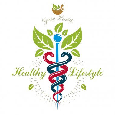 Eczane Caduceus simgesi