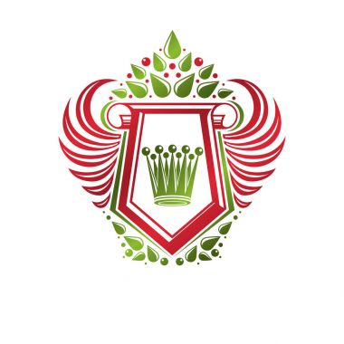 Vintage hanedan amblemi 