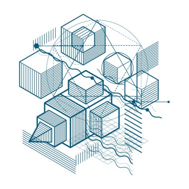 İzometrik doğrusal soyut 