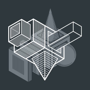 soyut geometrik şekil