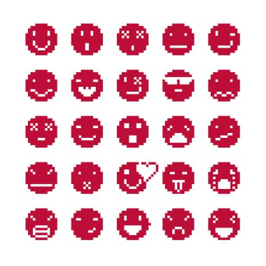 Piksel simgeler kümesi