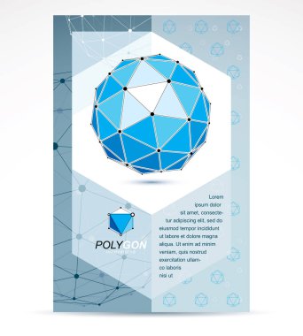 Bilgisayar teknolojileri yaratıcı reklam broşürü