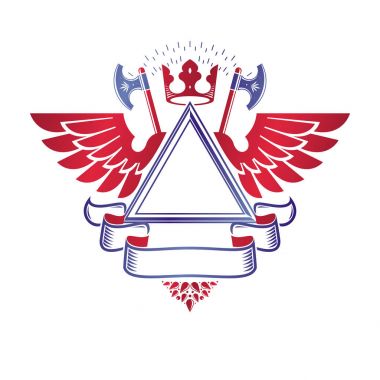 Grafik kanatlı amblemi