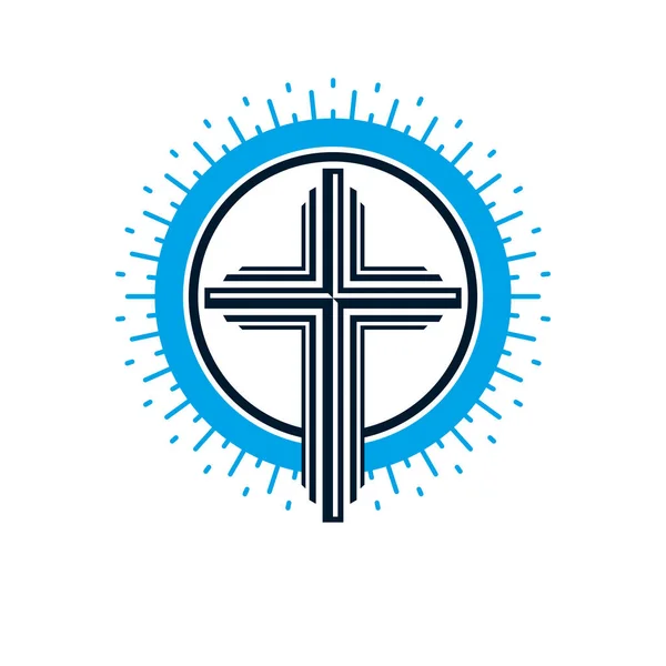 Simbolul religiei creștine — Vector de stoc