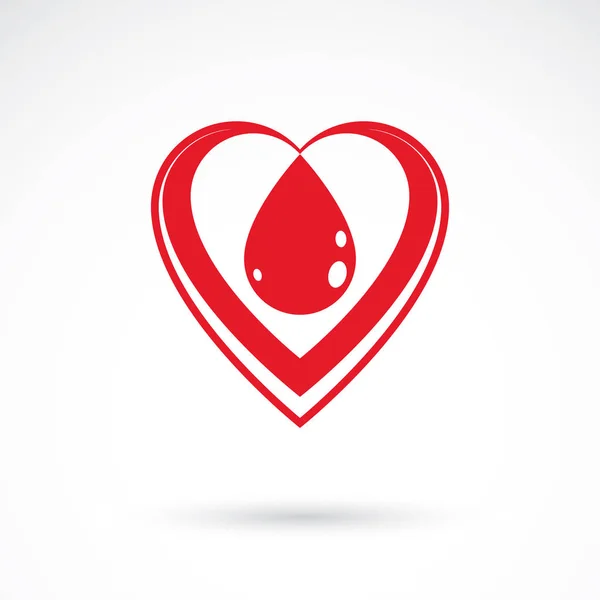 Καρδιά σχήμα λογότυπο — Διανυσματικό Αρχείο
