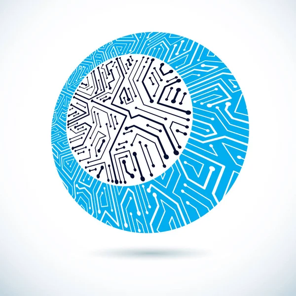 Elektronik bileşenleri olan devre kartı