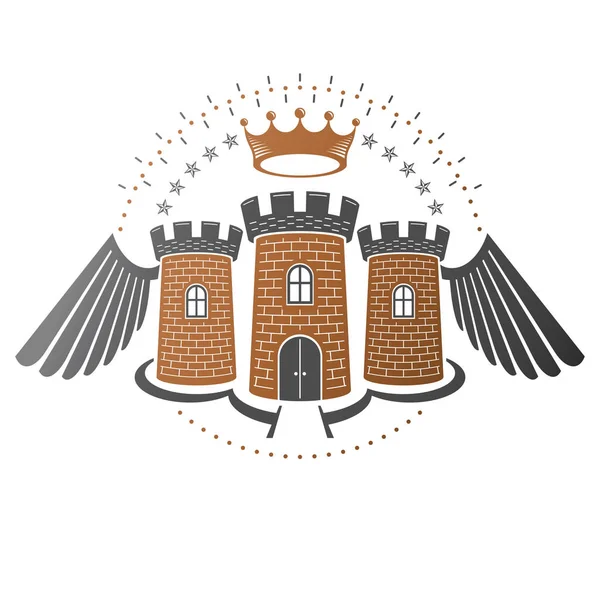 Wappen der antiken Bastion — Stockvektor